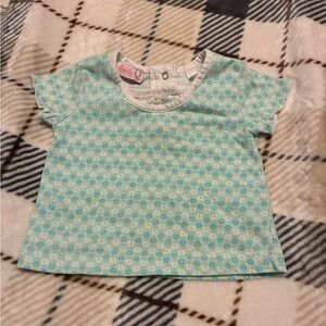 Pastel Blue Floral Kids Tee